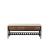 Hayden Bedroom Bench - Walnut Stripe