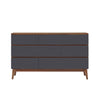 Serra Bedroom 6 Drawer Dresser